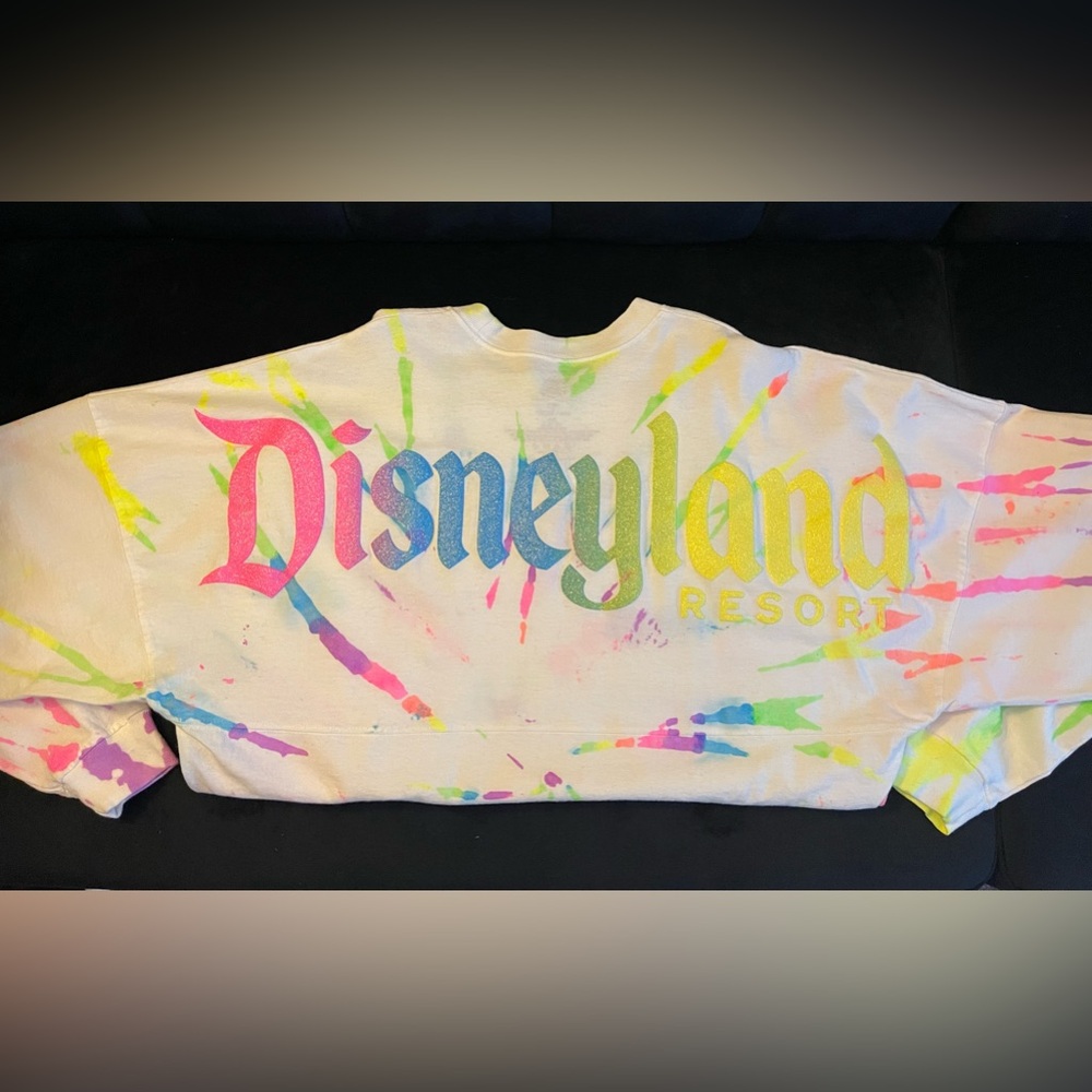 DISNEYLAND Resort Neon Splatter Spirit Jersey- NWT